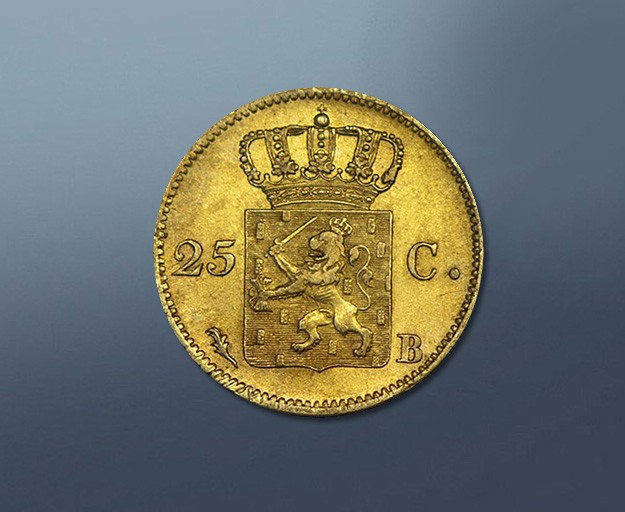  25 cent - 1824 The Netherlands 