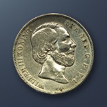  1 guilder - 1851 The Netherlands 