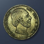  2,5 gulden - 1850 Nederland 