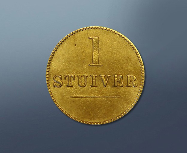  1 stuiver - 1880 Nederland 