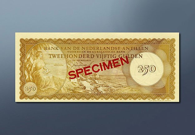 250 guilder banknote 1962 Series 