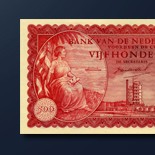  500 guilder banknote 1962 Series 