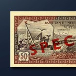  50 guilder banknote 1972 Series 