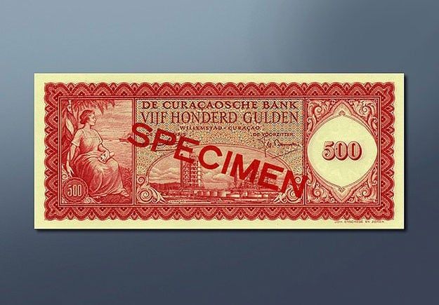  500 guilder banknote 1954 Series 