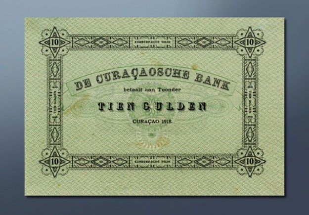  10 guilder banknote 1918 Series 