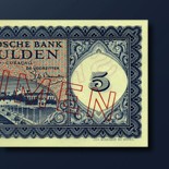  5 guilder banknote 1954 Series 