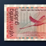  25 guilder banknote 1998 Series 